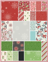 RETRO HO HO designed by Renee Nanneman for Andover Fabrics.